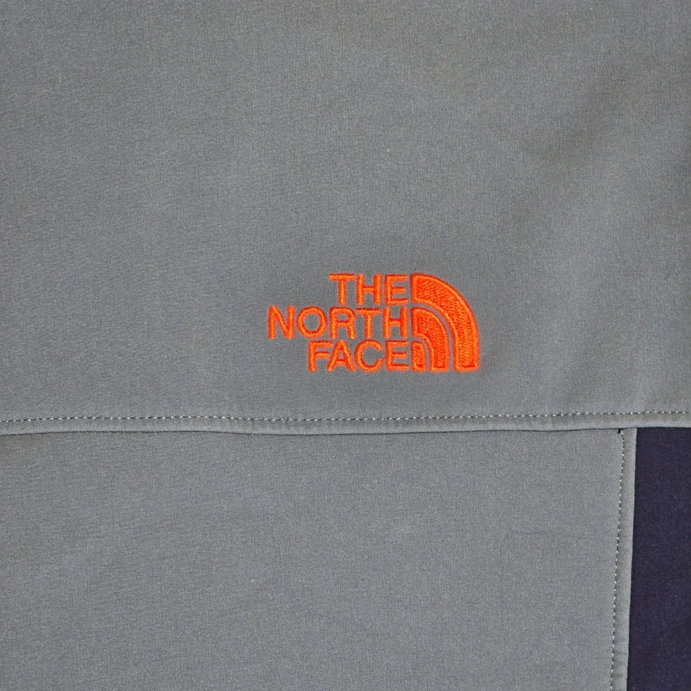 The North Face‎ WindWall Softshell Jacket Mens Medium Blue Full Zip Fleece Lined